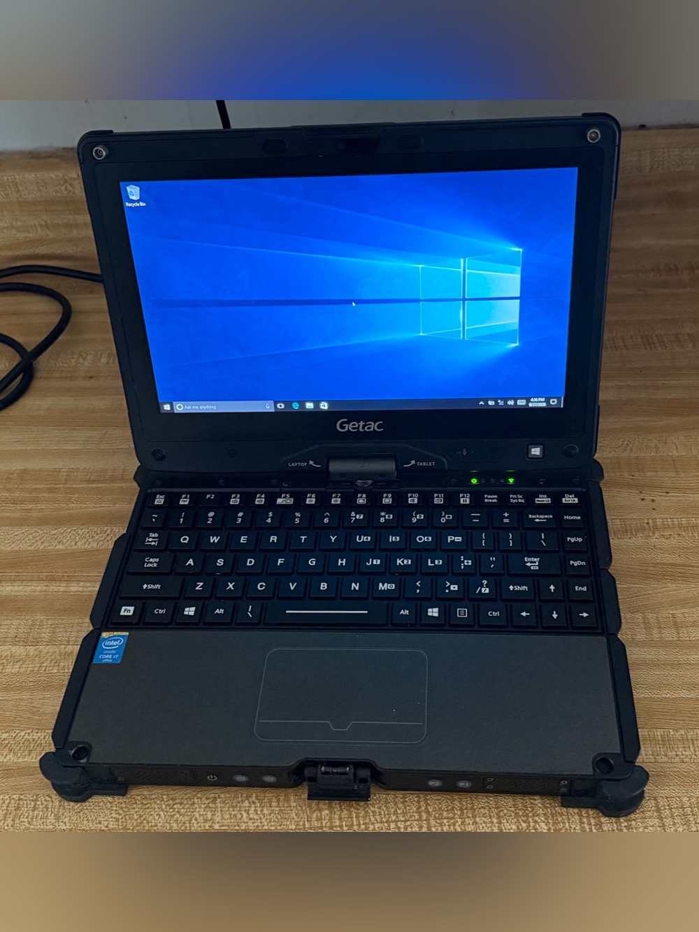 GETAC V110 G1 i7 Touch 8GB RAM Windows 10 Fully Rugged Convertible Notebook